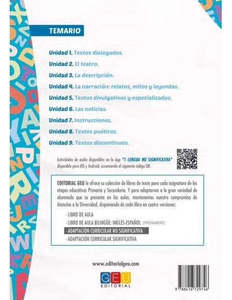 Lengua castellana y literatura 1. Educación Secundaria. Programa de refuerzo