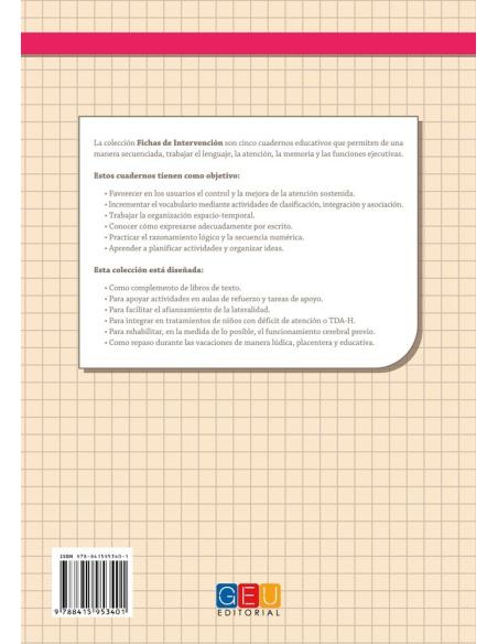 Fichas de intervención 3 Fichas de intervención 3