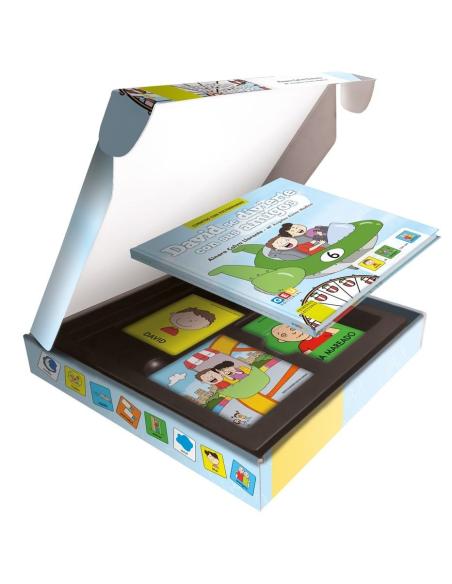 David se divierte con sus amigos · Cuento con pictogramas David se divierte con sus amigos · Cuento con pictogramas