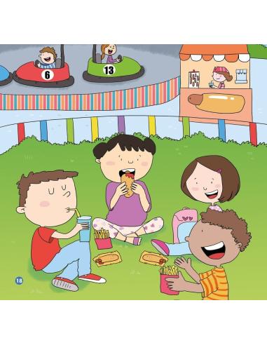 David se divierte con sus amigos · Cuento con pictogramas