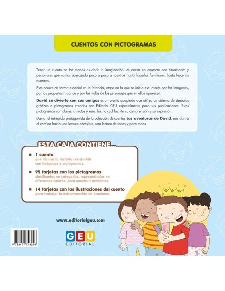 David se divierte con sus amigos · Cuento con pictogramas David se divierte con sus amigos · Cuento con pictogramas