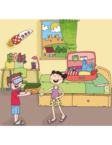 David va a la playa · Cuento con pictogramas David va a la playa · Cuento con pictogramas