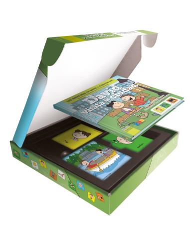 David visita la ciudad · Cuento con pictogramas · Caja abierta David visita la ciudad · Cuento con pictogramas · Caja abierta