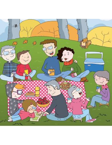 David y su familia · Cuento con pictogramas