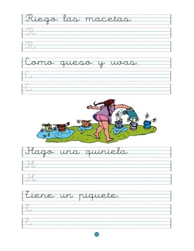 Caligrafía 1 · Pauta Montessori