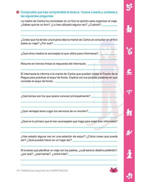 101 tareas para desarrollar las competencias 5 101 tareas para desarrollar las competencias 5