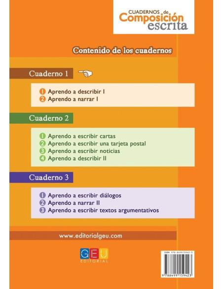 Cuaderno de composición escrita 1