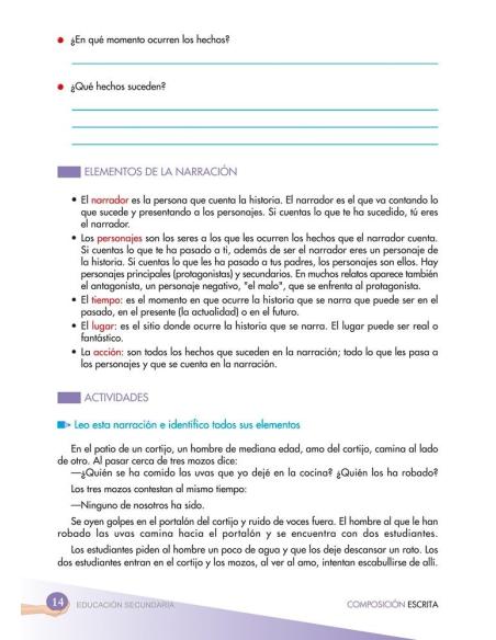 Cuaderno de composición escrita 3 Cuaderno de composición escrita 3