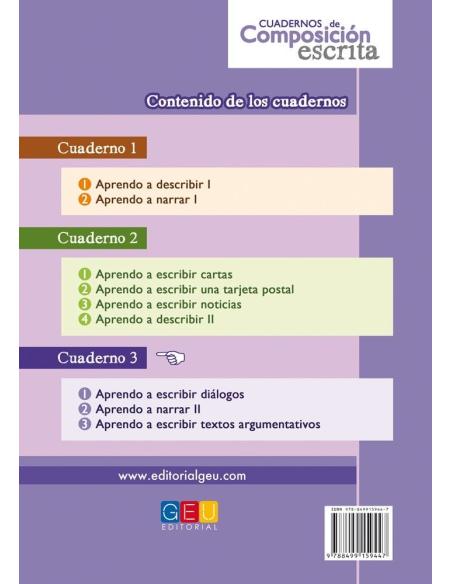 Cuaderno de composición escrita 3 Cuaderno de composición escrita 3
