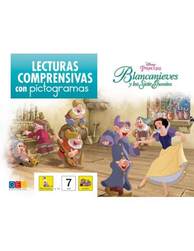 Lecturas comprensivas con pictogramas. Blancanieves y los Siete Enanitos