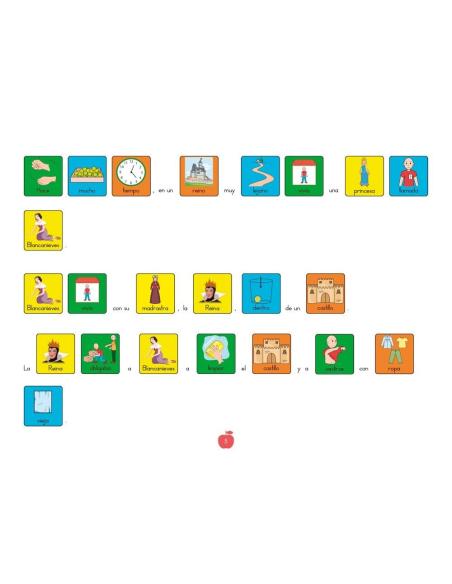 Lecturas comprensivas con pictogramas. Blancanieves y los Siete Enanitos Lecturas comprensivas con pictogramas. Blancanieves y los Siete Enanitos