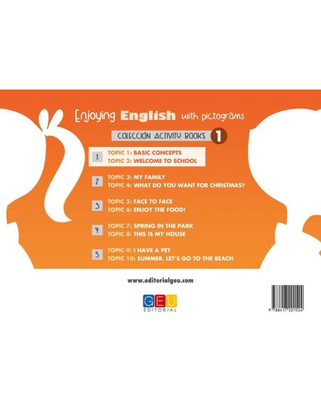 Enjoying English with pictograms 1. Activity book 1 Enjoying English with pictograms 1. Activity book 1