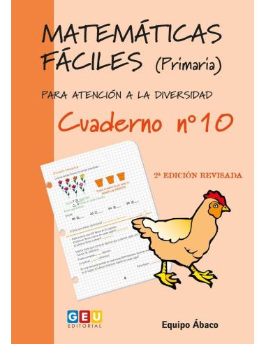 Matemáticas fáciles 10 · Portada Matemáticas fáciles 10 · Portada