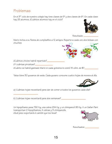 Matemáticas fáciles 15 Matemáticas fáciles 15