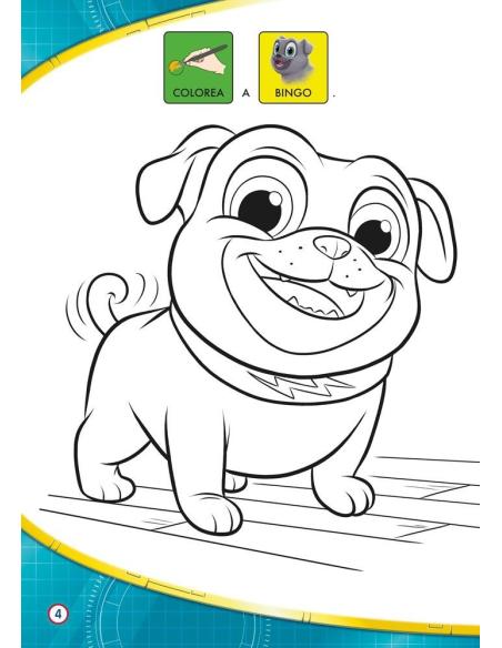 Aprendo y coloreo con Disney. Bingo y Rolly. Las vocales: a, e, i, o, u Aprendo y coloreo con Disney. Bingo y Rolly. Las vocales: a, e, i, o, u