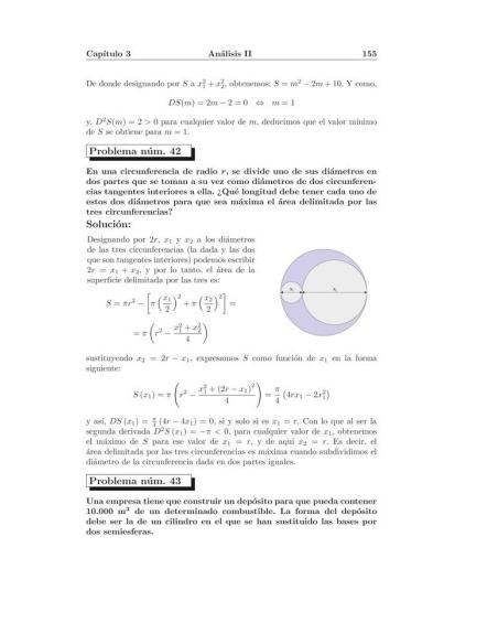 Compendio de problemas de matemáticas V. Análisis II · Bachillerato Compendio de problemas de matemáticas V. Análisis II · Bachillerato