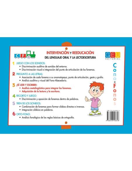 Cono-fonos 3: ¡Sé leer y escribir! Cono-fonos 3: ¡Sé leer y escribir!