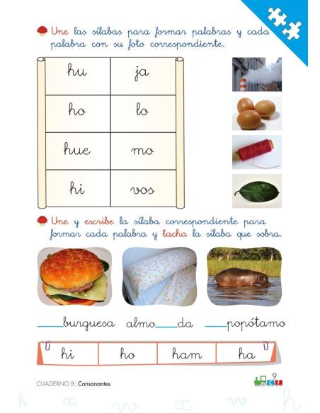Cono-fonos 3: ¡Sé leer y escribir! Cuaderno 8: Consonantes h, x, w Cono-fonos 3: ¡Sé leer y escribir! Cuaderno 8: Consonantes h, x, w