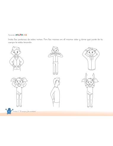 Aprendo palabras. Unidad 3: El cuerpo y los sentidos