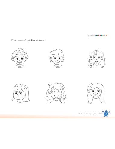 Aprendo palabras. Unidad 3: El cuerpo y los sentidos