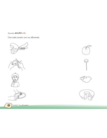 Aprendo palabras. Unidad 4: Los alimentos Aprendo palabras. Unidad 4: Los alimentos