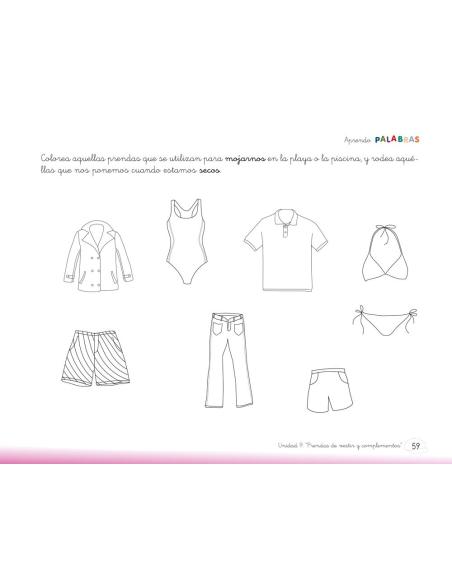 Aprendo palabras. Unidad 9: Prendas de vestir y complementos Aprendo palabras. Unidad 9: Prendas de vestir y complementos