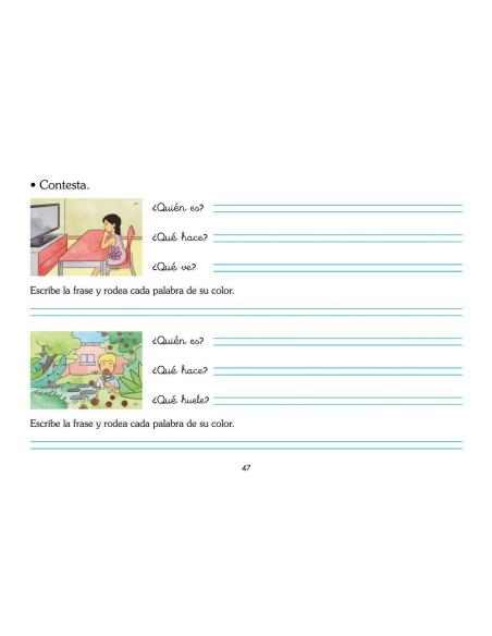 Cuaderno de lectoescritura para el alumno 1 · Enséñame a hablar Cuaderno de lectoescritura para el alumno 1 · Enséñame a hablar