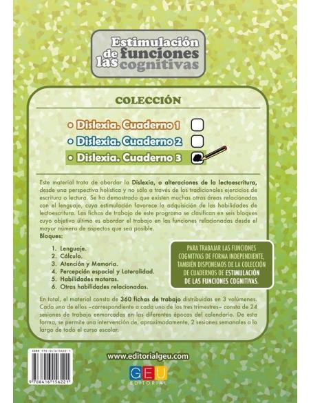 Dislexia. Cuaderno 3 · Niños
