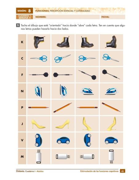 Dislexia. Cuaderno 1 · Adultos