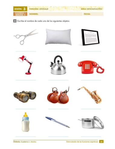 Dislexia. Cuaderno 2 · Adultos