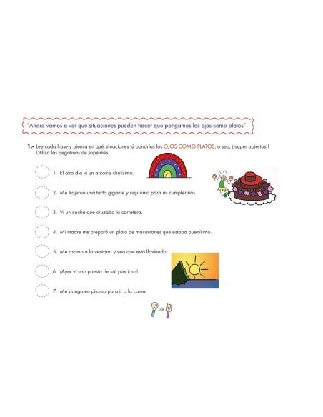 Frases con doble sentido. Cuaderno 1: Como sardinas en lata