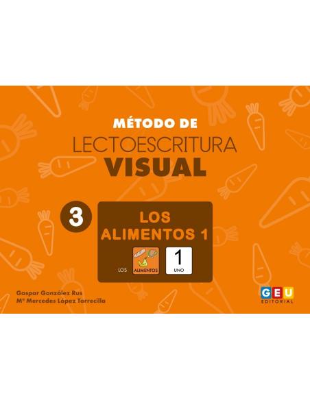 Método de lectoescritura visual 3: Los alimentos 1