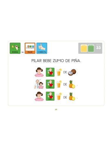 Método de lectoescritura visual 4: Los alimentos 2