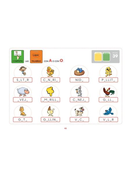 Método de lectoescritura visual 5: Los animales 1