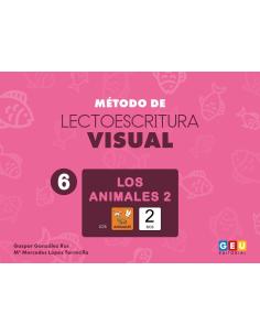Método de lectoescritura visual 6: Los animales 2 2