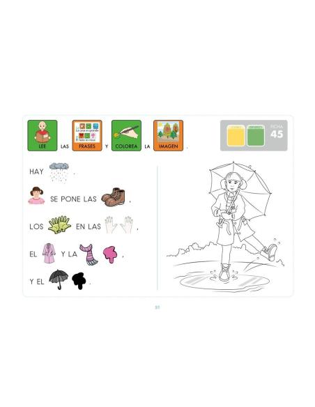 Método de lectoescritura visual 7: Los vestidos Método de lectoescritura visual 7: Los vestidos