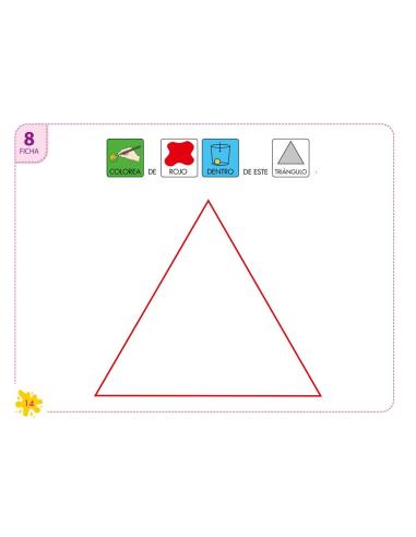Pictocuaderno de grafomotricidad 1: Reducción de espacio y reseguido de caminos y figuras I