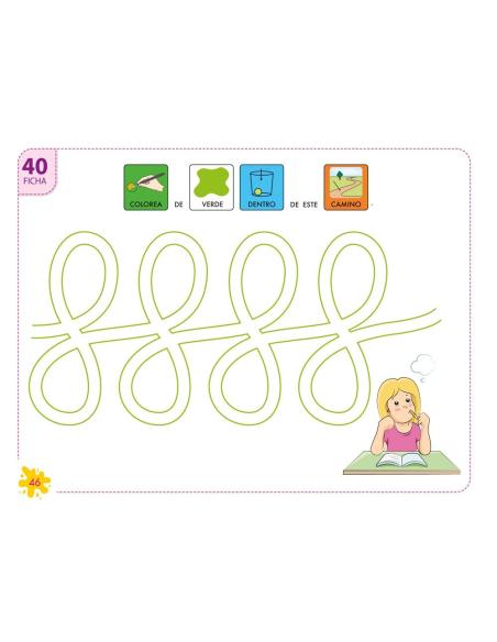 Pictocuaderno de grafomotricidad 2: Reseguido de caminos y figuras II Pictocuaderno de grafomotricidad 2: Reseguido de caminos y figuras II