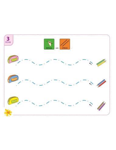 Pictocuaderno de grafomotricidad 5: Trazado de líneas curvas, circulares y bucles