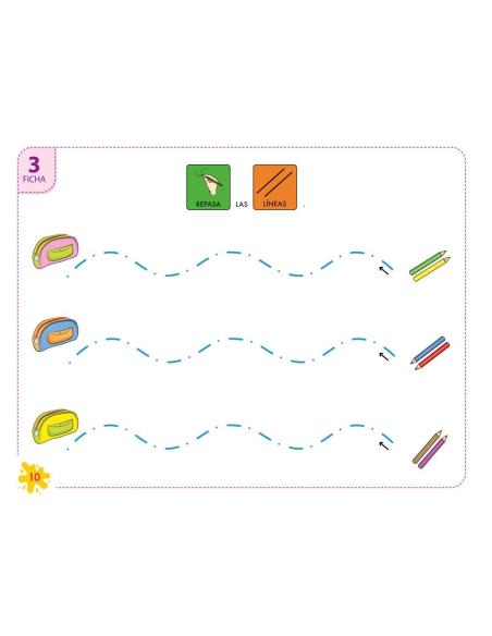 Pictocuaderno de grafomotricidad 5: Trazado de líneas curvas, circulares y bucles Pictocuaderno de grafomotricidad 5: Trazado de líneas curvas, circulares y bucles