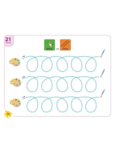 Pictocuaderno de grafomotricidad 5: Trazado de líneas curvas, circulares y bucles Pictocuaderno de grafomotricidad 5: Trazado de líneas curvas, circulares y bucles