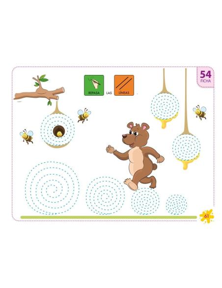 Pictocuaderno de grafomotricidad 5: Trazado de líneas curvas, circulares y bucles Pictocuaderno de grafomotricidad 5: Trazado de líneas curvas, circulares y bucles