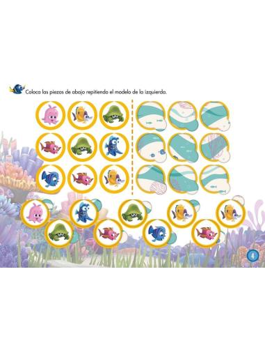 Buscando a Dory: Percepción espacial y lateralidad · Libro–juego (puzle)