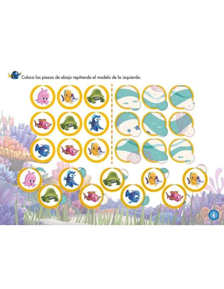Buscando a Dory: Percepción espacial y lateralidad · Libro–juego (puzle)