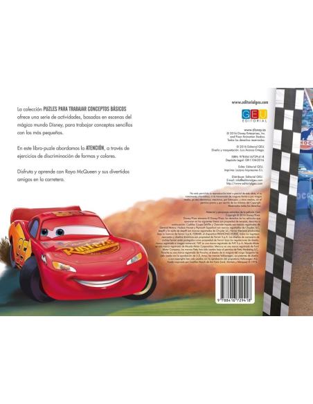 Cars: Atención · Libro–juego (puzle) Cars: Atención · Libro–juego (puzle)