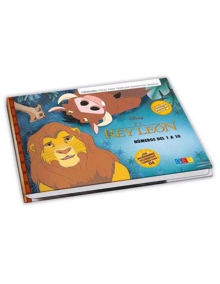 El Rey León: Números del 1 al 10 · Libro–juego (puzle) El Rey León: Números del 1 al 10 · Libro–juego (puzle)