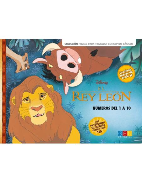 El Rey León: Números del 1 al 10 · Libro–juego (puzle) El Rey León: Números del 1 al 10 · Libro–juego (puzle)
