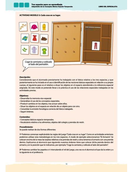 Tres espacios para un aprendizaje Tres espacios para un aprendizaje