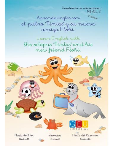 Aprendo inglés con el pulpo Tintas y su nueva amiga Floki