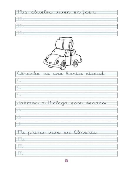 Caligrafía 6 · Pauta Montessori Caligrafía 6 · Pauta Montessori